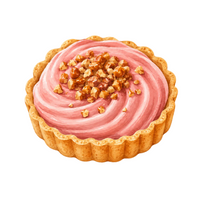 Pink praline tart — the real recipe inside the pack